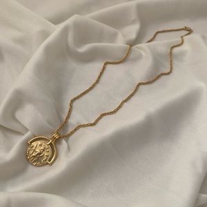 Vintage Coin Pendant Necklace